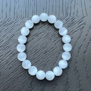 Selenite bracelet 10mm